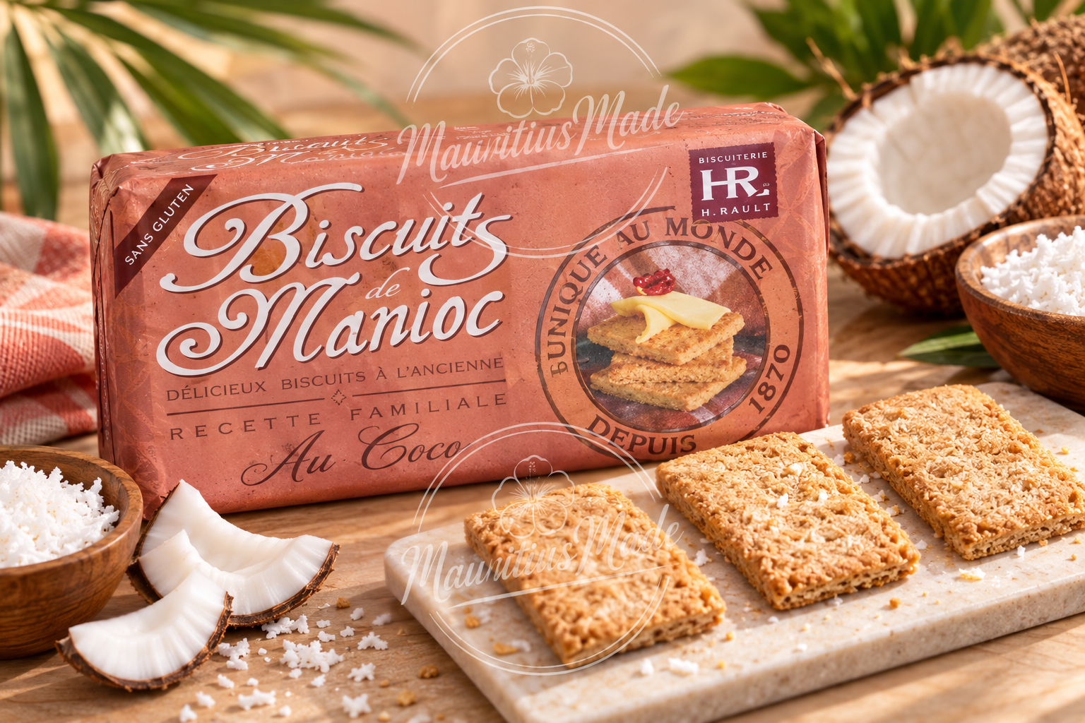 Coconut Cassava Biscuits – Traditional Mauritian Manioc Biscuits