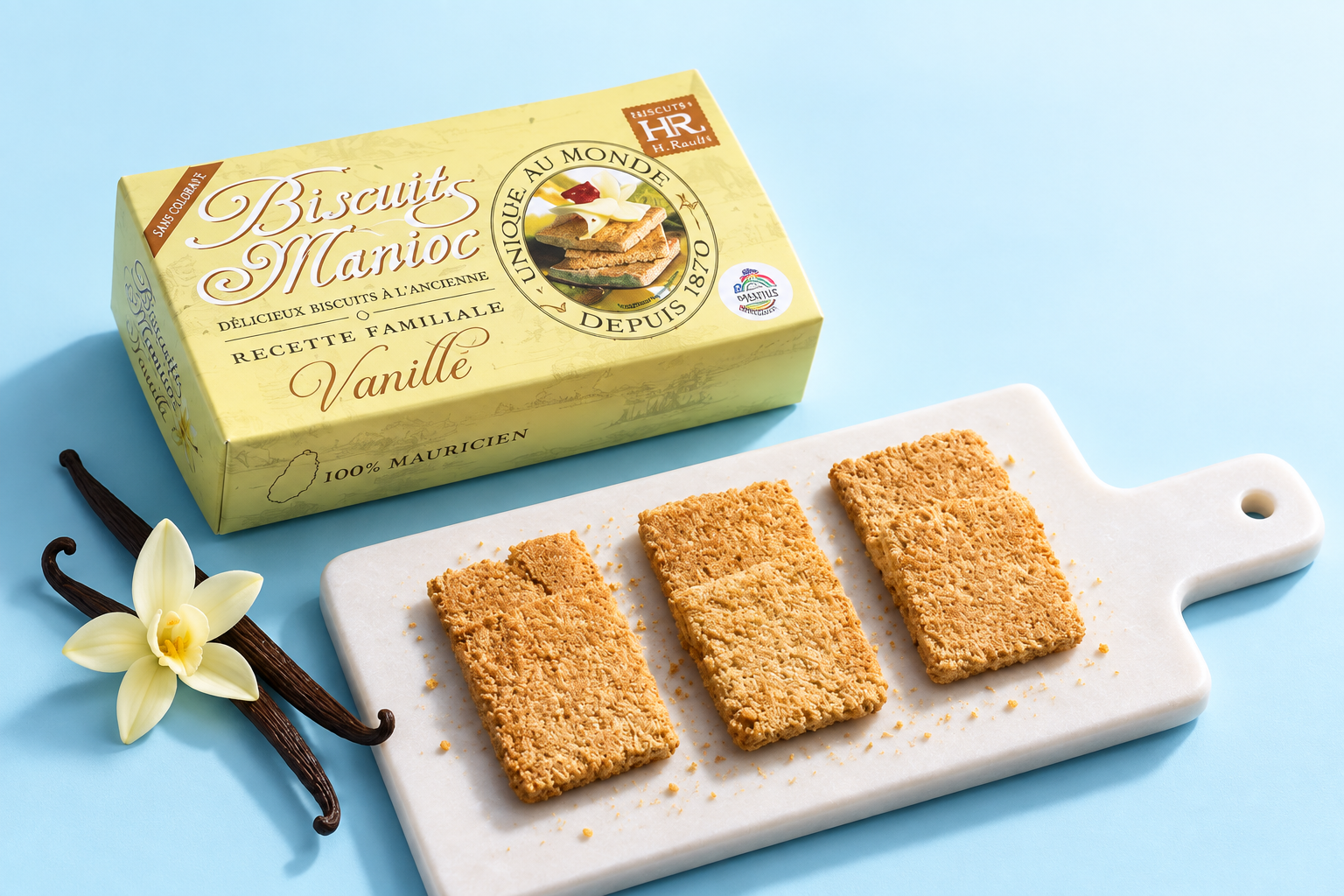 Vanilla Cassava Biscuits – Traditional Mauritian Manioc Biscuits
