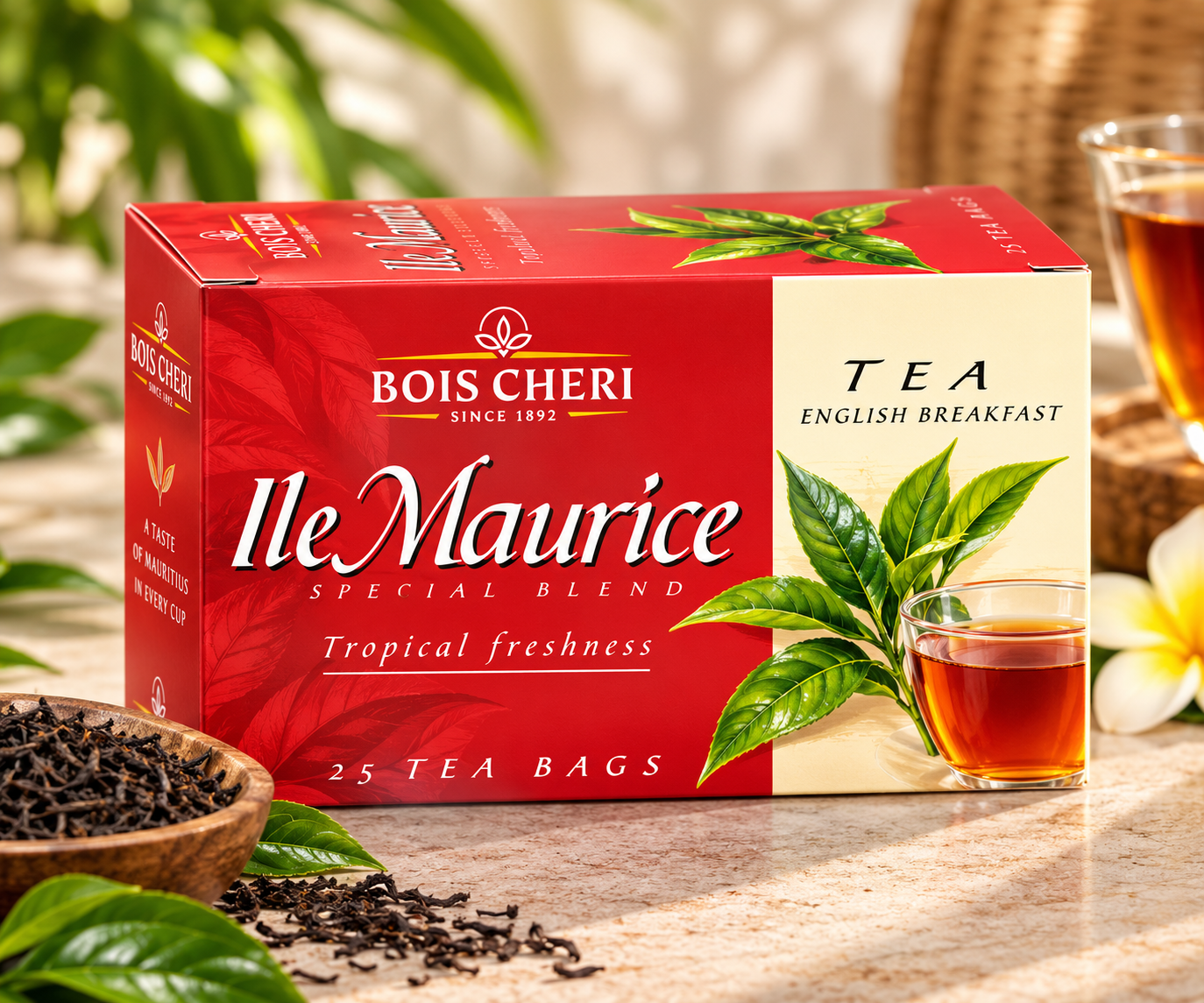 Bois Chéri Natural Black Tea – 25 Tea Bags (50 g)